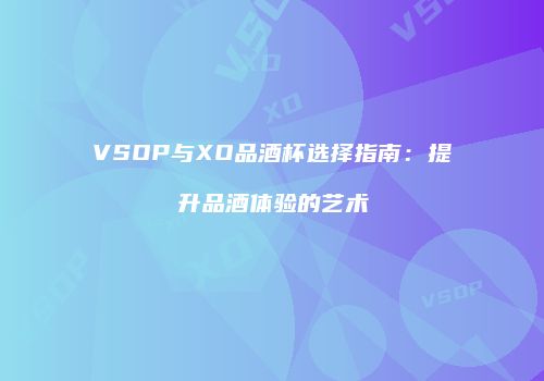VSOP与XO品酒杯选择指南：提升品酒体验的艺术