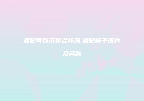 酒吧可以带保温杯吗,酒吧杯子图片及名称