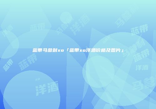 蓝带马爹利xo「蓝带xo洋酒价格及图片」