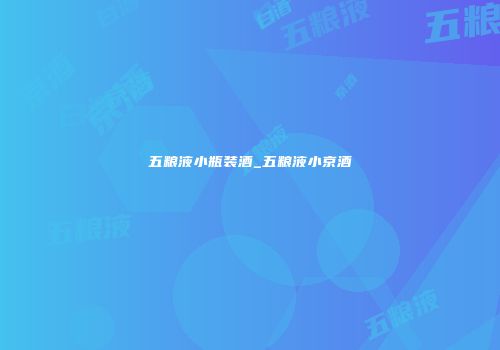 五粮液小瓶装酒_五粮液小京酒