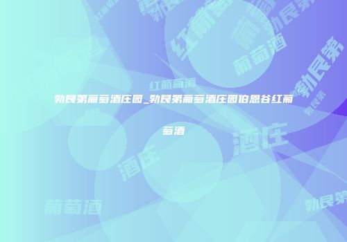 勃艮第葡萄酒庄园_勃艮第葡萄酒庄园伯恩谷红葡萄酒