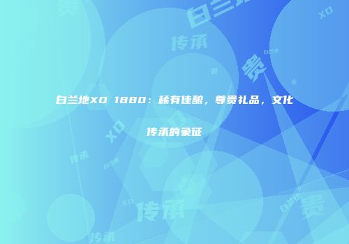白兰地XO 1880：稀有佳酿，尊贵礼品，文化传承的象征