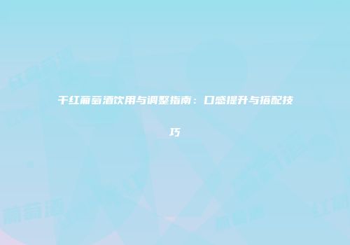 干红葡萄酒饮用与调整指南：口感提升与搭配技巧