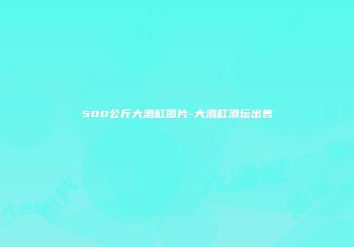 500公斤大酒缸图片-大酒缸酒坛出售