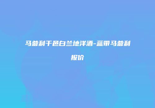 马爹利干邑白兰地洋酒-蓝带马爹利报价