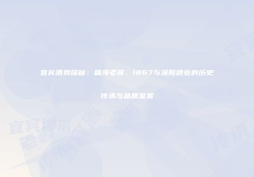 宜宾酒类探秘：藕海老窖、1867与渔阳酒业的历史传承与品质鉴赏