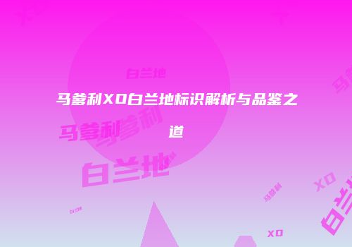 马爹利XO白兰地标识解析与品鉴之道