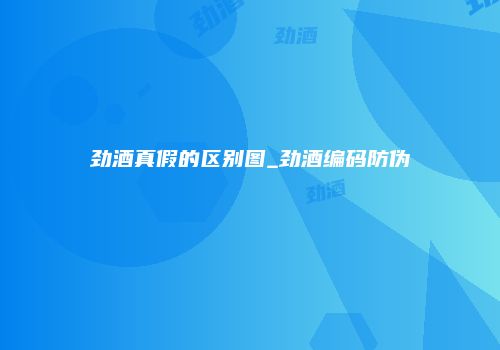 劲酒真假的区别图_劲酒编码防伪