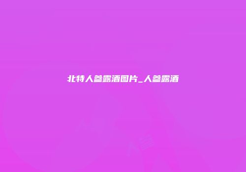 北特人参露酒图片_人参露酒