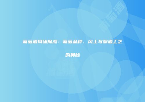葡萄酒风味探源：葡萄品种、风土与酿酒工艺的奥秘