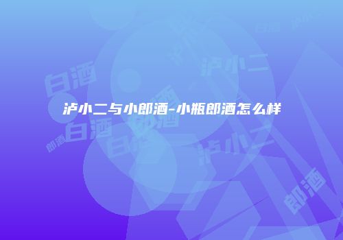 泸小二与小郎酒-小瓶郎酒怎么样