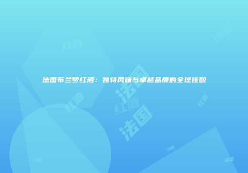 法国布兰梦红酒：独特风味与卓越品质的全球佳酿