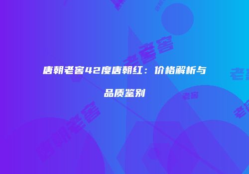 唐朝老窖42度唐朝红：价格解析与品质鉴别