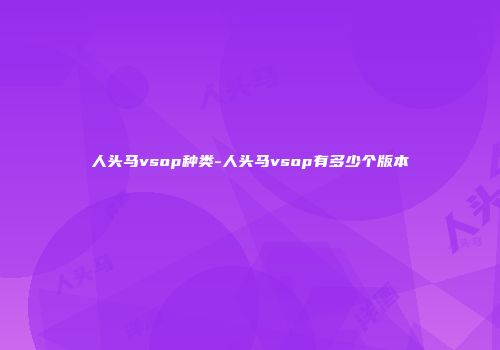 人头马vsop种类-人头马vsop有多少个版本