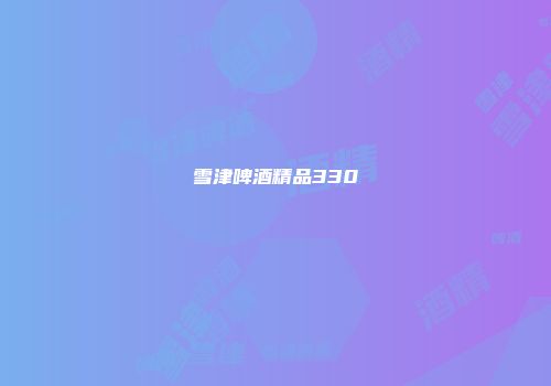雪津啤酒精品330