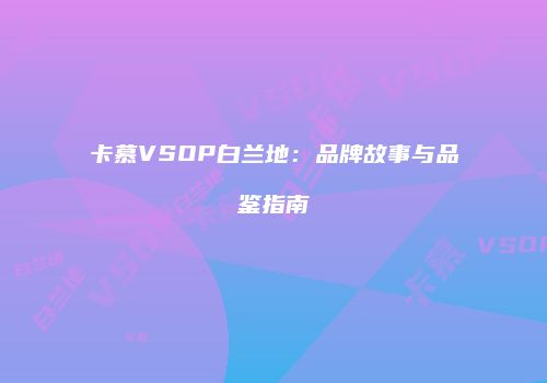 卡慕VSOP白兰地：品牌故事与品鉴指南