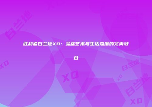 胜利者白兰地XO：品鉴艺术与生活态度的完美融合