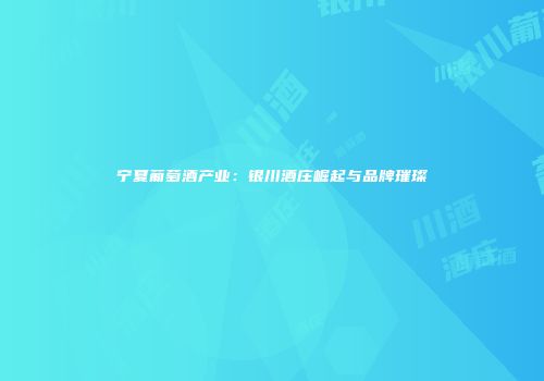宁夏葡萄酒产业：银川酒庄崛起与品牌璀璨