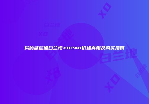 揭秘威尼缔白兰地XO248价格真相及购买指南