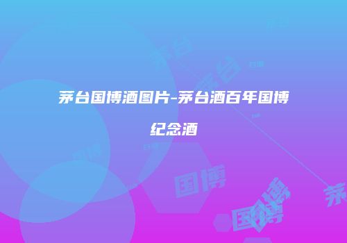 茅台国博酒图片-茅台酒百年国博纪念酒