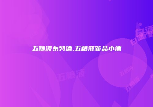 五粮液糸列酒,五粮液新品小酒
