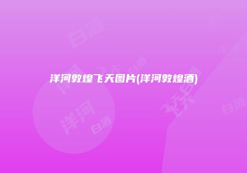 洋河敦煌飞天图片(洋河敦煌酒)