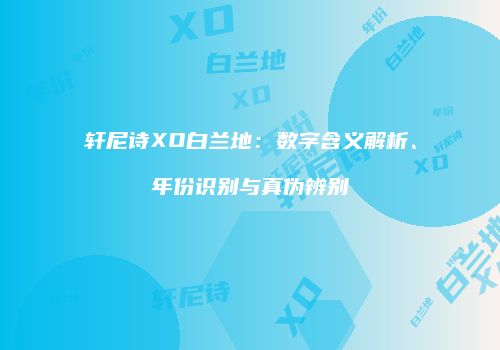 轩尼诗XO白兰地：数字含义解析、年份识别与真伪辨别