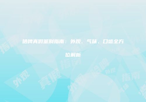 哈啤真假鉴别指南：外观、气味、口感全方位解析