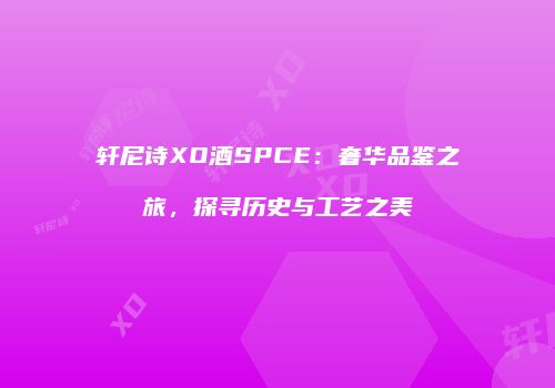 轩尼诗XO酒SPCE：奢华品鉴之旅，探寻历史与工艺之美