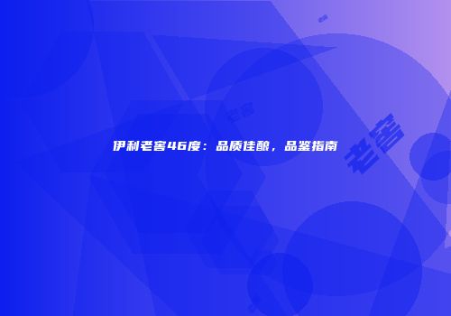 伊利老窖46度：品质佳酿，品鉴指南
