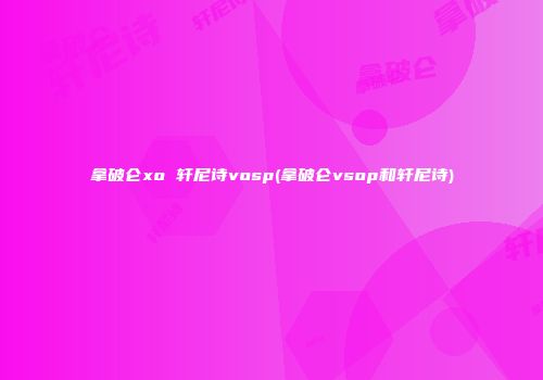 拿破仑xo 轩尼诗vosp(拿破仑vsop和轩尼诗)
