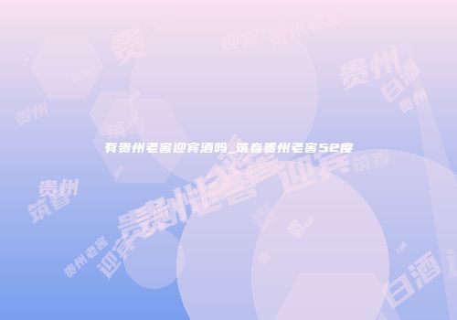 有贵州老窖迎宾酒吗_筑春贵州老窖52度