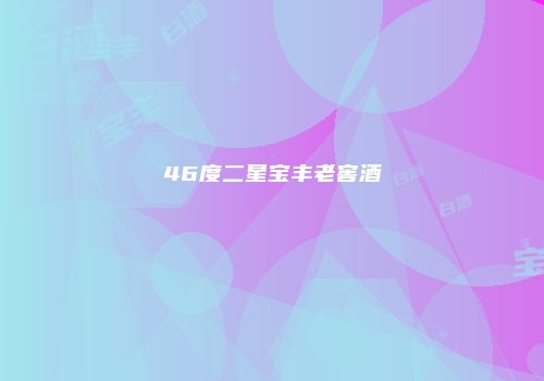 46度二星宝丰老窖酒