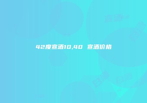 42度宣酒10,40 宣酒价格