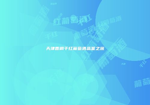 天津香桐干红葡萄酒品鉴之旅