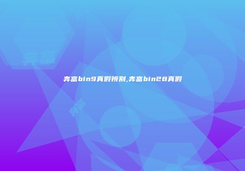 奔富bin9真假辨别,奔富bin28真假