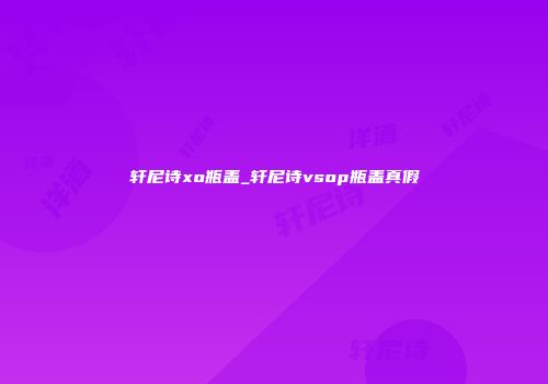 轩尼诗xo瓶盖_轩尼诗vsop瓶盖真假