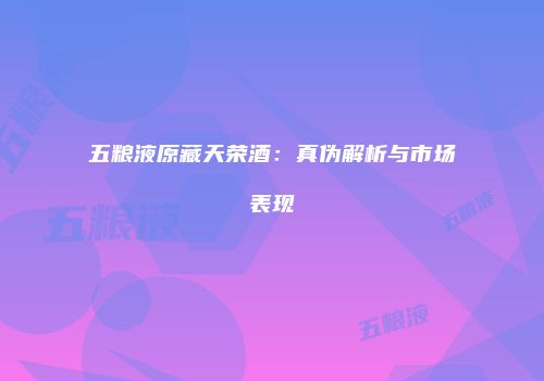 五粮液原藏天荣酒：真伪解析与市场表现