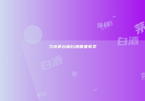 习水茅台镇白酒哪里有卖