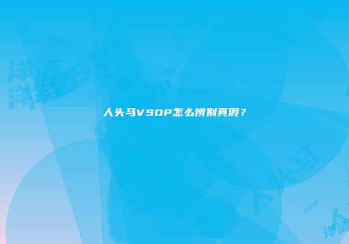 人头马VSOP怎么辨别真假？