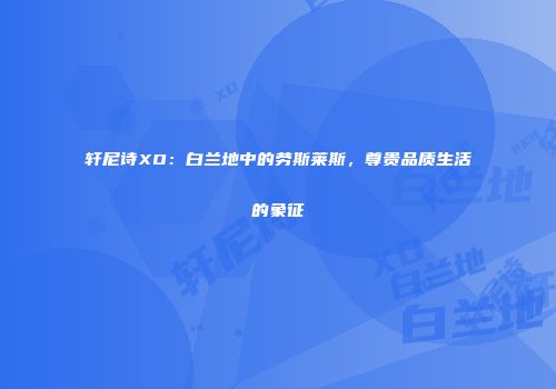 轩尼诗XO：白兰地中的劳斯莱斯，尊贵品质生活的象征