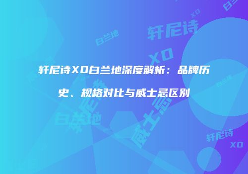 轩尼诗XO白兰地深度解析：品牌历史、规格对比与威士忌区别