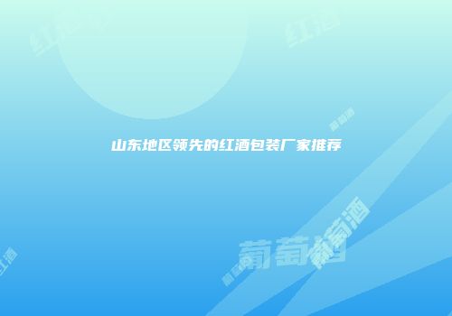 山东地区领先的红酒包装厂家推荐