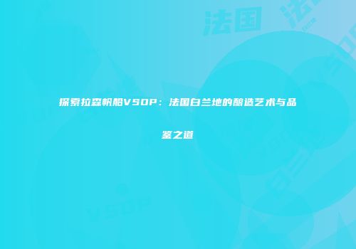 探索拉森帆船VSOP：法国白兰地的酿造艺术与品鉴之道