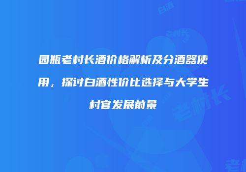 园瓶老村长酒价格解析及分酒器使用，探讨白酒性价比选择与大学生村官发展前景