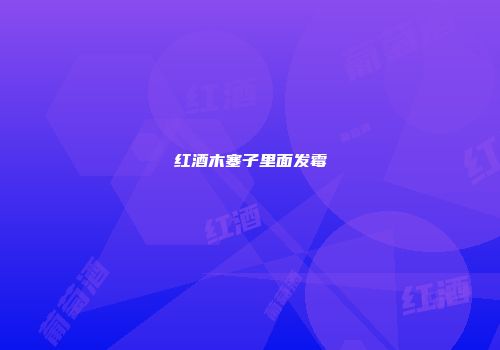 红酒木塞子里面发霉