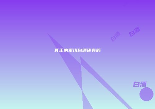 真正的军川白酒还有吗
