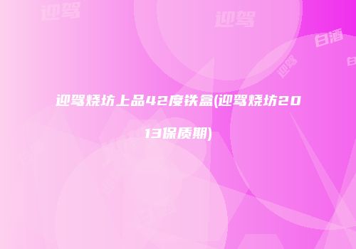 迎驾烧坊上品42度铁盒(迎驾烧坊2013保质期)