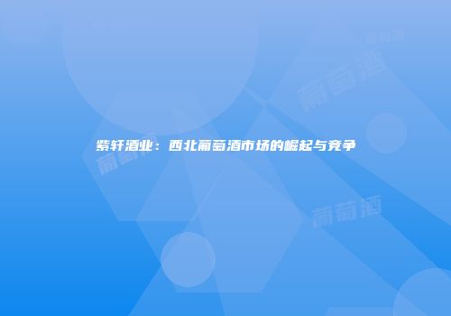 紫轩酒业：西北葡萄酒市场的崛起与竞争