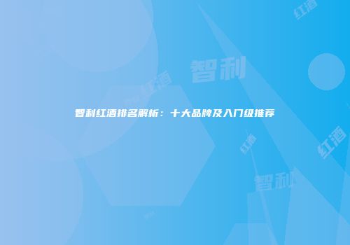 智利红酒排名解析：十大品牌及入门级推荐
